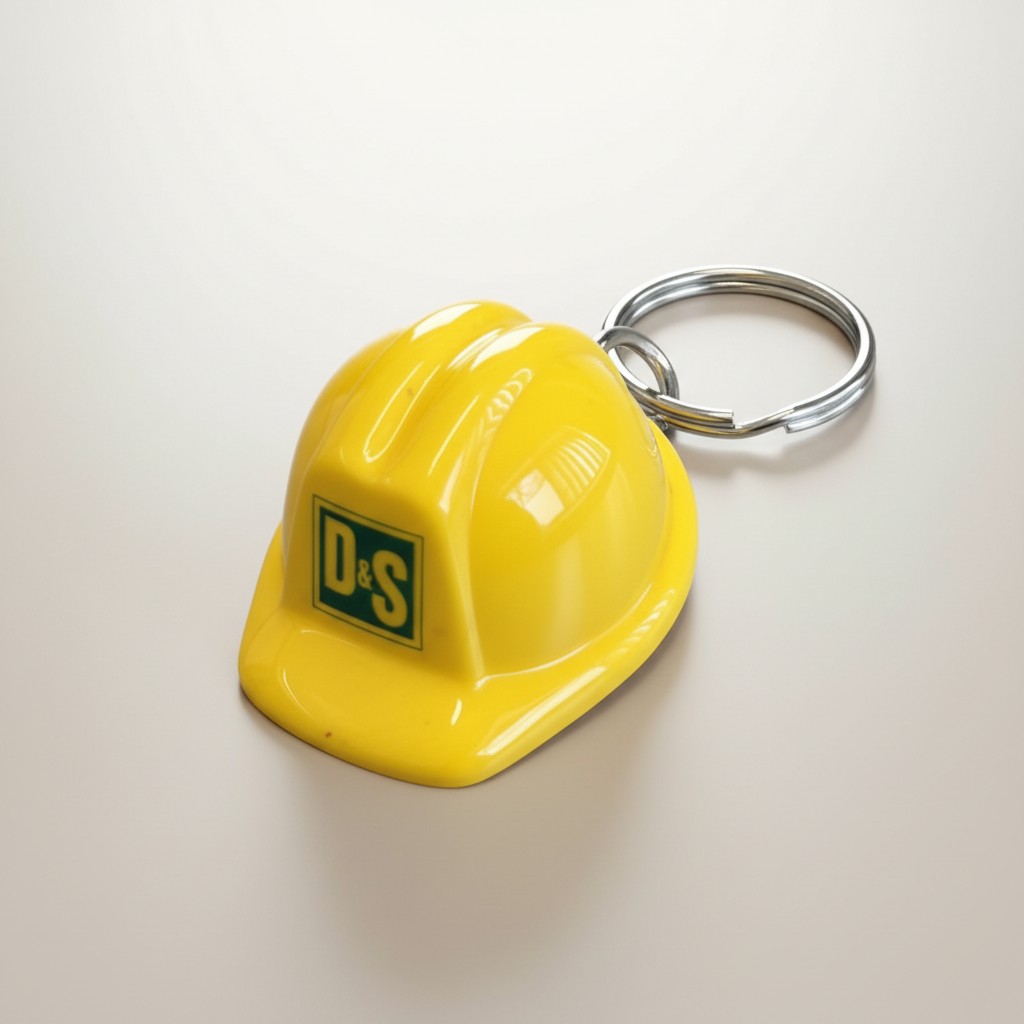 Schlüsselanhänger Bauhelm